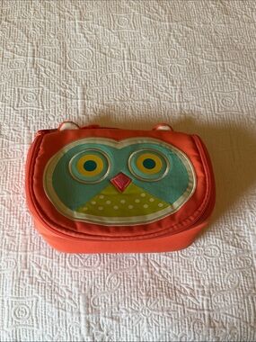 Built Kids Orange Owl Lunch Bag